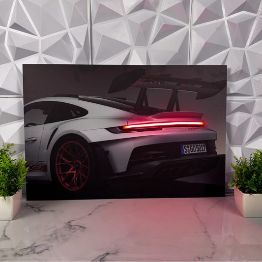 Porsche 992 GT3RS LED Poster